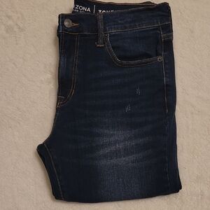 Arizona Jean Company Bootcut Blue Jeans with Classic Indigo Wash